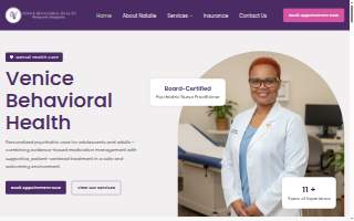 Venice Behavioral Health, LLC of North Plainfield website