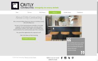 Critly Contracting website