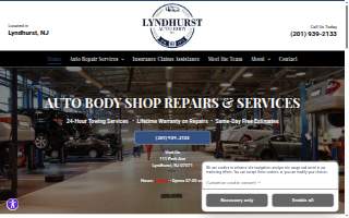 Lyndhurst Auto Body LLC of Nutley website