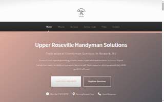 Upper Roseville Handyman Solutions of Nutley website
