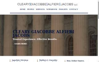 Cleary Giacobbe Alfieri Jacobs, LLC website