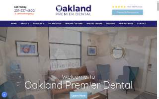 Oakland Premier Dental website