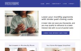 Oceanside Mortgage Company of Oakland website