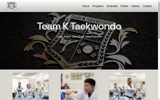 Team K Taekwondo website