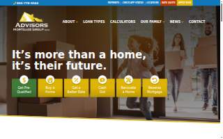 Advisors Mortgage Group - Ocean website