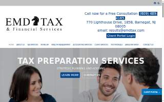 EMD Tax & Financial Services website