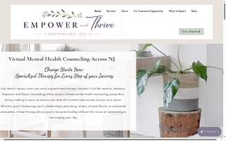 Empower and Thrive Counseling website