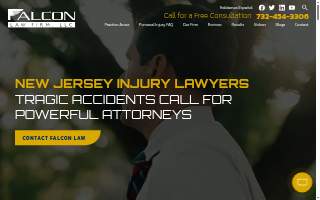 Falcon Law Firm, LLC of Ocean website
