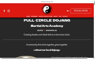 Full Circle Dojang website