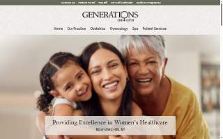 Generations OBGYN website