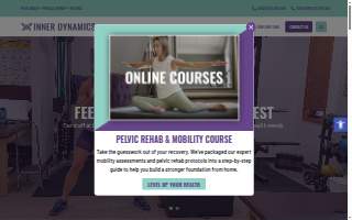 Inner Dynamics Physical Therapy website