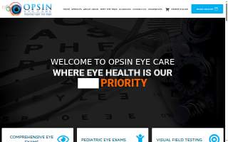 Opsin Eye Care website
