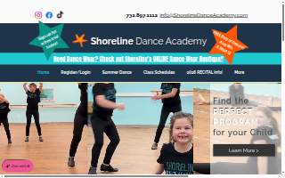 Shoreline Dance Academy website