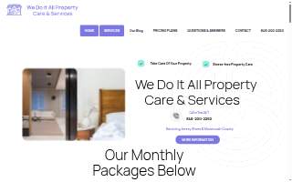 We Do It All Property Care & Services website