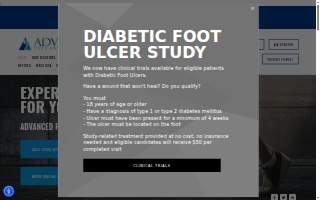 Advanced Feet and Ankle Care website