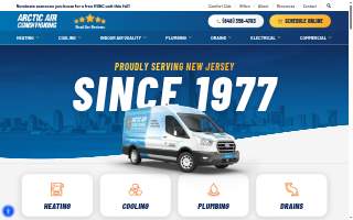 Arctic Air Conditioning website