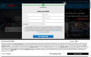 DCH Academy Honda website