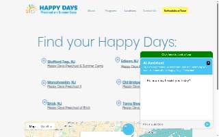 Happy Days Preschool of Old Bridge website