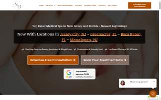 Newest Beginnings Wellness Center of Jersey City website