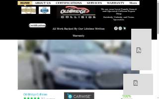 Old Bridge Collision website