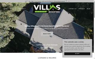 Villas Group Roofing of Old Bridge website
