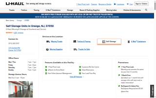 Collegeboxes at U-Haul Moving & Storage of Orange website