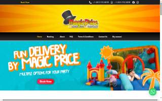 Magic Price Party Rental of Orange website