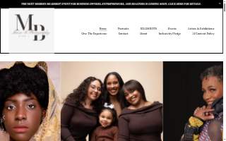 Maria B Photography Studio website