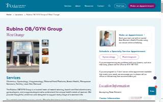 Rubino OB/GYN Group of West Orange website