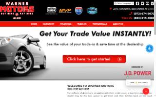Warner Motors of Orange website