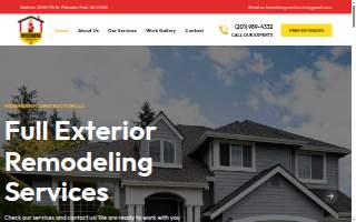 Heisenberg Construction & Roofing website