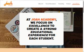 Joah Academy website