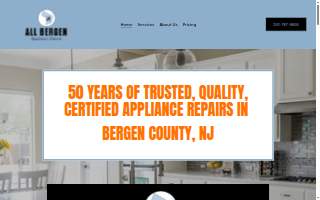 All Bergen Appliance Service of Paramus website