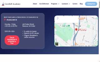 Cresthill Academy Child Daycare and Preschool - Paramus website