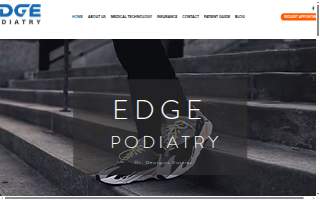 EDGE Podiatry website