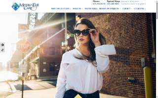 Metro Eye Care website