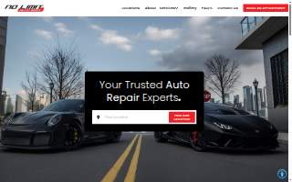No Limit Auto Body website
