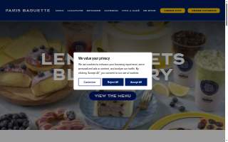 Paris Baguette of Clifton website