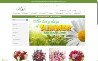 River Dell Flowers & Gifts website