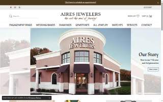 Aires Jewelers website