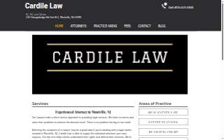 Cardile Law website