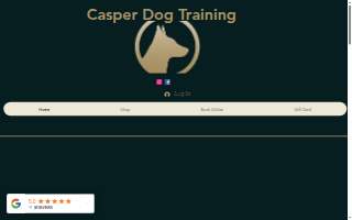 Casper Dog Training of Parsippany website