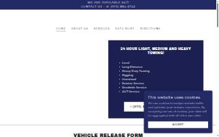 Eagle Auto & Truck Services website