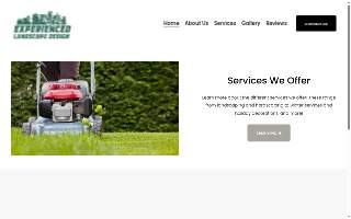 Experienced Landscape and Design website