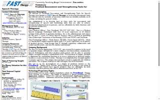FAST Speech Therapy website
