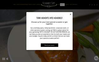 Gourmet Cafe website