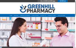 Greenhill Pharmacy website