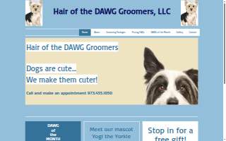 Hair of the DAWG Groomers, LLC website