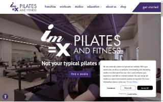 IMX Pilates & Fitness East Hanover website
