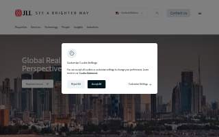 JLL Parsippany-Troy Hills Real Estate website